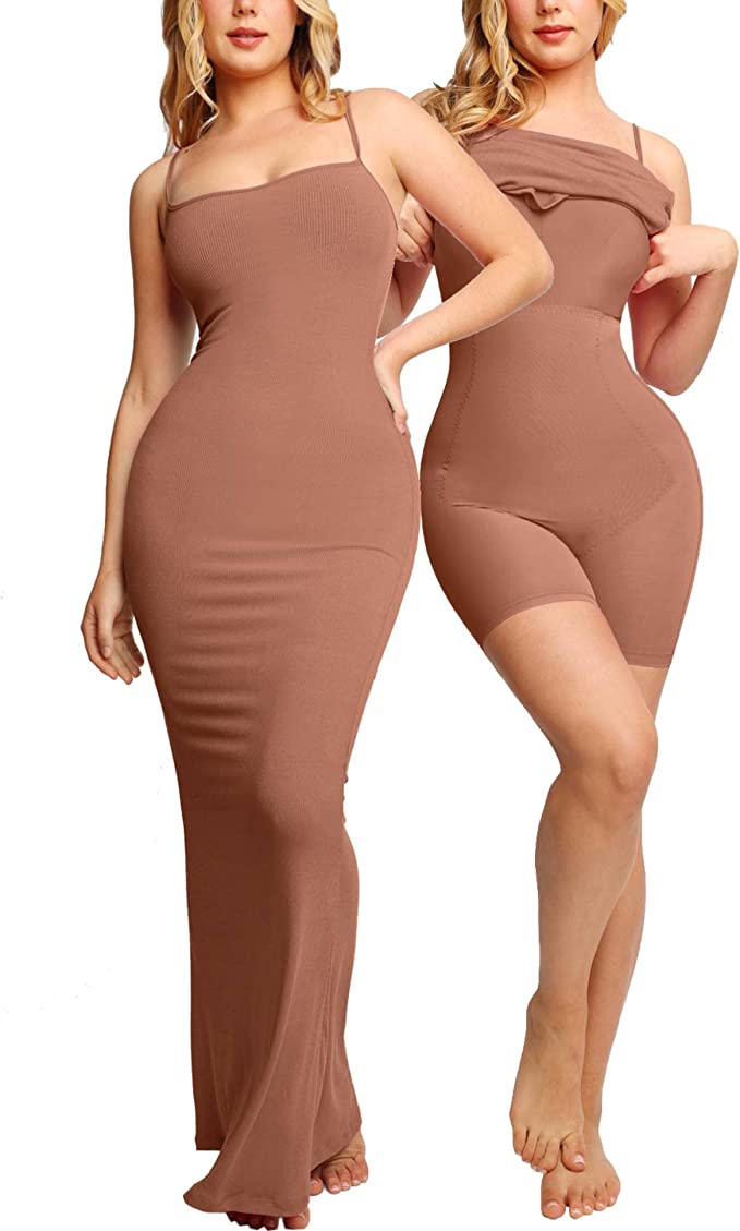 One-piece Shapewear Skirt Corset Waist Lifting Buttocks Breast Support Corset Cross-border 2 In 1 Undershirt Long Skirt Bodysuit