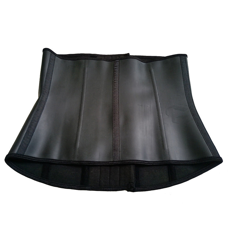 Bone Smooth Latex 4 Rows Shapewear Rubber Tummy Tuck Sports Girdle