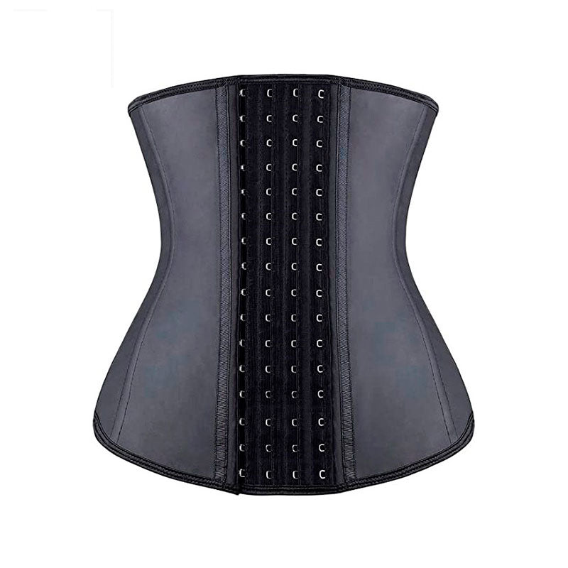 Bone Smooth Latex 4 Rows Shapewear Rubber Tummy Tuck Sports Girdle