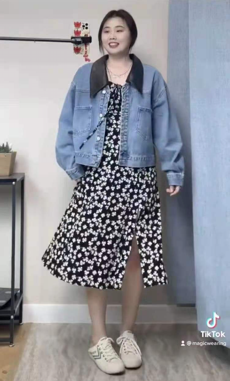 Short section denim jacket female 2021 new spring and autumn loose small