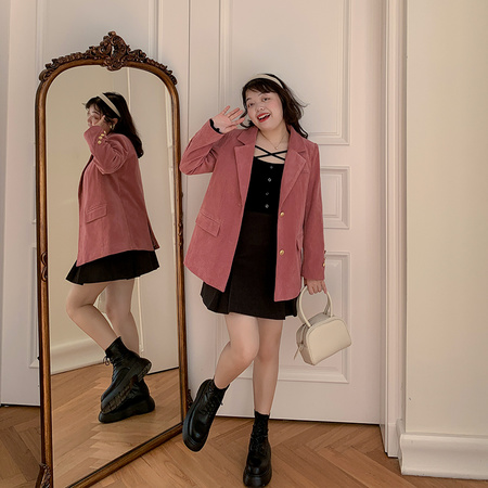Slightly fat thin fleece knit sweater cross tie stretch inner wear thin tops