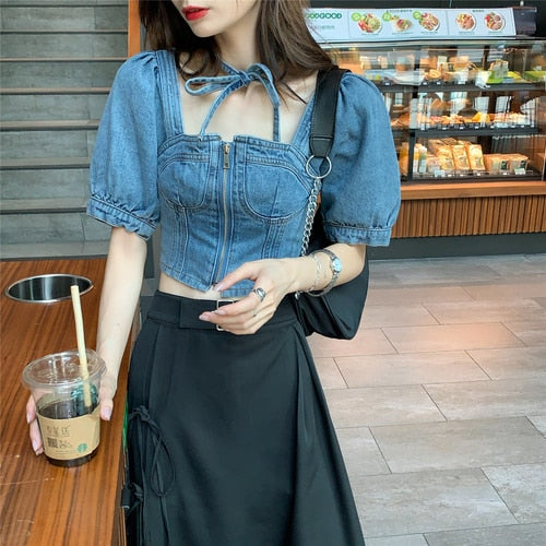 2 Piece Set Women Summer 2020 Gothic Black Skirt Korea Irregular y2k Skirts+Crop Top Fashion Suits Sexy Streetwear Set Chic News