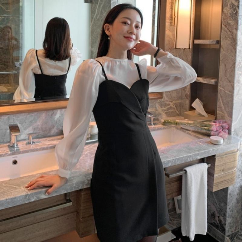 Fashion Woman Blouses 2020 Spring Gloss Pull Sleeve Shirt Sun-top Evening 2020 Vintage Mini Skirt Slim Elegant Party Velvet Lady