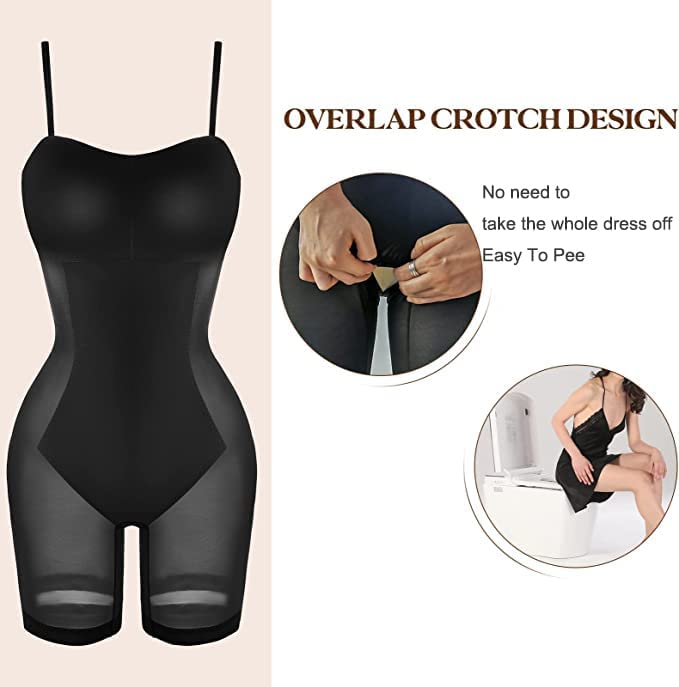 One-piece Shapewear Skirt Corset Waist Lifting Buttocks Breast Support Corset Cross-border 2 In 1 Undershirt Long Skirt Bodysuit