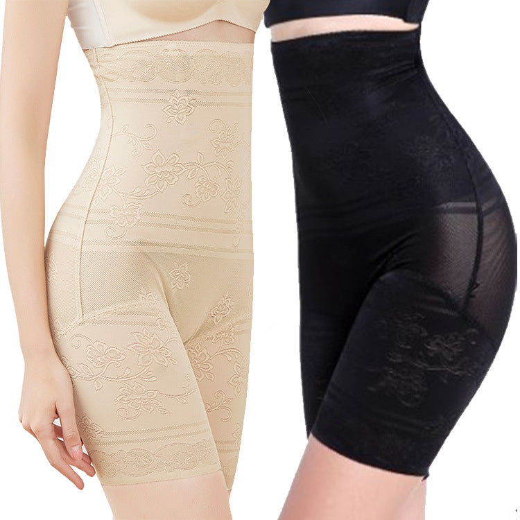 Thin Section High-waisted Abdominal Shapewear Pants Body Pants Plus Size Corset Panties Safety Pants