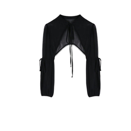 Fashion two-piece female black knitted cardigan camisole floral dress
