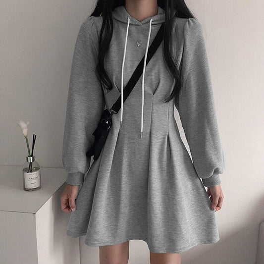 2021 Spring Drawstring Full Sleeve Sexy Dress Birthday Party Lounge Wear Night Club Outfits Mall Goth Streetwear Y2k Clothes